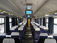 Interior InterCity coaches at Budapest-Nyugati station (1).jpg