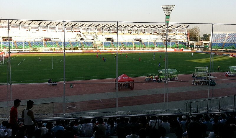 File:International football at Thuwanna Stadium 03.jpg