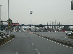 Iwatsuki interchange toll barrier Iwatsuki-ku Saitama city Saitama prefecture Japan.jpg