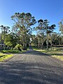 Country road up James Street in Wallacia, New South Wales