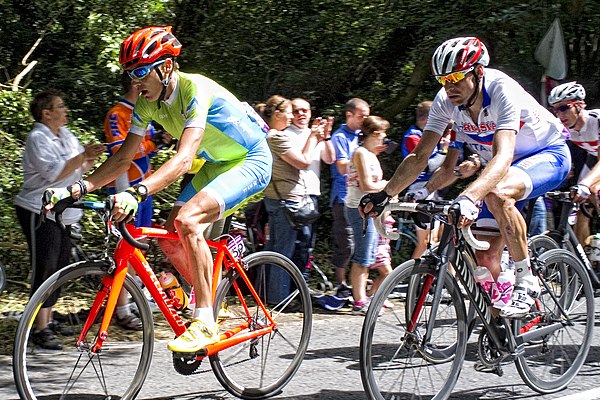 Janez Brajkovič at the road race