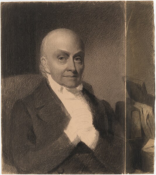 File:John Quincy Adams by Eastman Johnson, 1846, charcoal on paper, from the National Portrait Gallery - NPG-7400106A 1.jpg