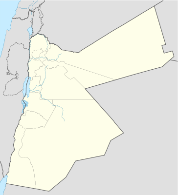 Location map जॉर्डन