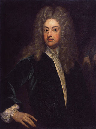 <span class="mw-page-title-main">Joseph Addison</span> English essayist, poet, playwright and politician (1672–1719)