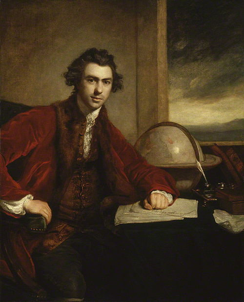 Sir Joseph Banks, as painted by Sir Joshua Reynolds in 1773