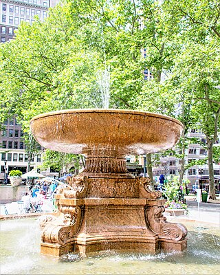 <i>Josephine Shaw Lowell Memorial Fountain</i> Fountain in Manhattan, New York, U.S.