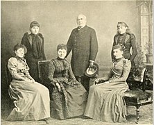 Selina Cubitt, husband Julian Pauncefote, 1st Baron Pauncefote, and daughters