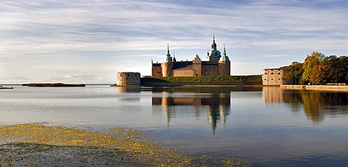 Kalmar slott.nordostra sidan