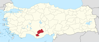 Karaman in Turkey.svg
