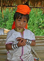 A Kayan Lahwi girl in 2004 Karen Padaung Girl Portrait.jpg