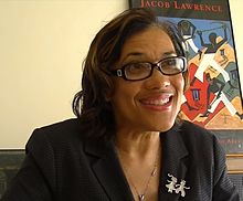 Mayor Karen Weaver declared the city to be in a state of emergency on December 15, 2015. Karen Weaver interviewed by Spectacle TV 2015.jpg