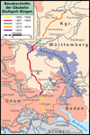 Karte Gäubahn