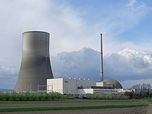 Ehemaliges Kernkraftwerk Mülheim-Kärlich zwischen Koblenz und Andernach vor dem Abbruch