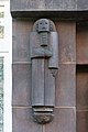 Deutsch: Siedlingsbau Kieler Straße 69 in Hamburg-Altona-Nord: Figur im Eingangsbereich. This is a photograph of an architectural monument. It is on the list of cultural monuments of Hamburg, no. 15368