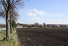 Čeština: Pohled ze západu na Kněžici. Vpravo vysílač na vrchu Na Pískách. English: West view to Kněžice, Czech Republic