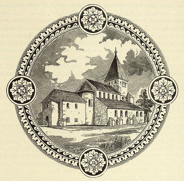 File:Kunstdenkmäler KN 1887 S365 Oberzell Ansicht der Stiftskirche.jpg