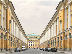 Arkkitehti Rossi Street (moderni näkymä)