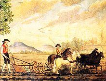 fargerikt bilde, countryscene