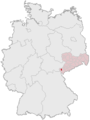 Lage von Plauen in Sachsen