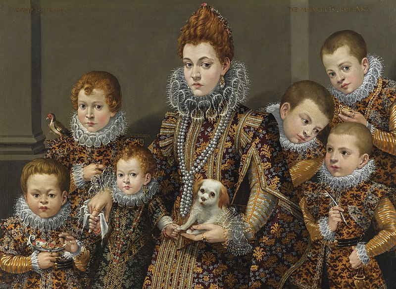 File:Lavinia Fontana Portrait of Bianca Degli Utili Maselli and her children.jpg