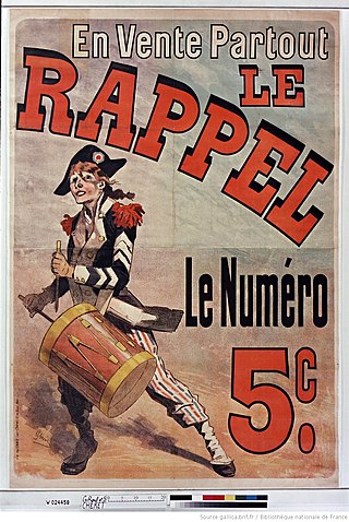 <i>Le Rappel</i> French Newspaper started by Victor Hugo sons