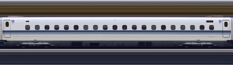 File:Line scan photo of Shinkansen N700A Series Set G13 in 2017, car 06.png