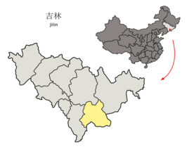 Kaart van Baishan