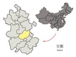 Kaart van Chaohu