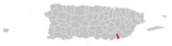 Localização de Arroyo em Porto Rico