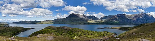 Panorma of Loch Torridon