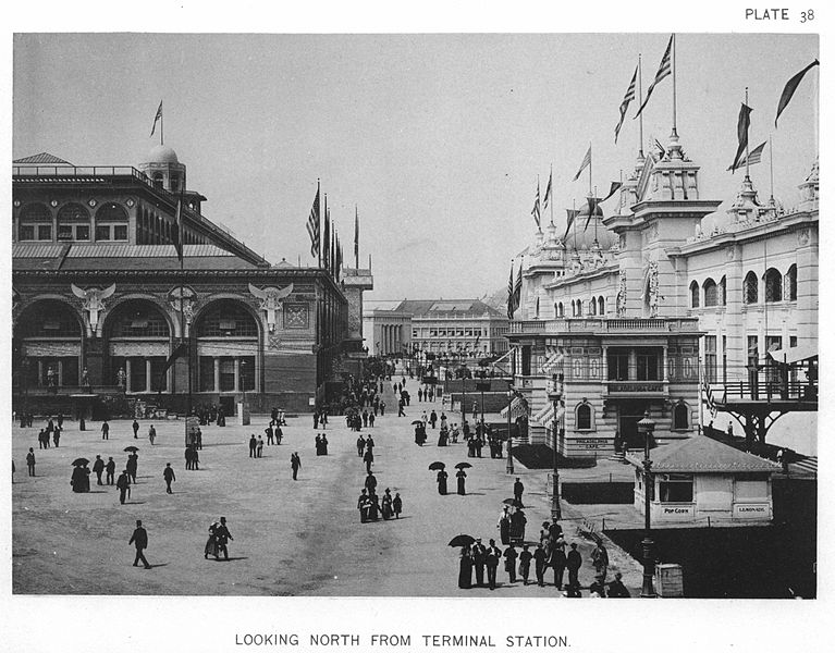 File:Looking North From Terminal Station — Official Views Of The World's Columbian Exposition — 38.jpg