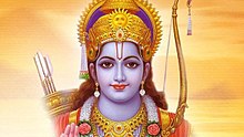 Lord Rama got fed up with asking a non-responding Varuna (God of the oceans) to help him and took up the Brahmastra.