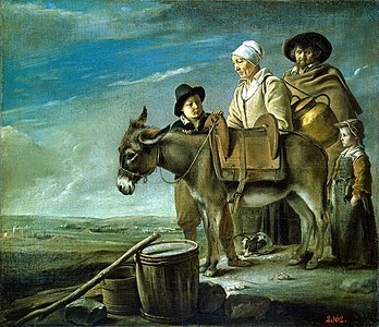 La Famille de la laitière, Saint-Pétersbourg, musée de l'Ermitage
