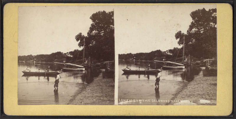 File:Low tide on the Delaware near (...)y, from Robert N. Dennis collection of stereoscopic views.png