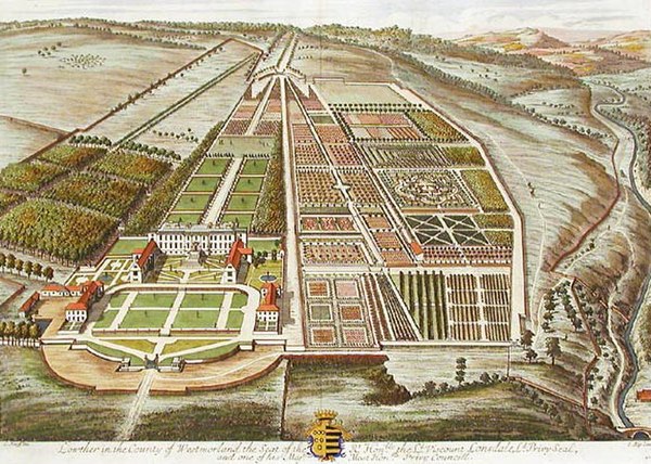 Lowther Castle in the early 18th century