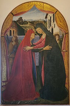 Visitazione di Maria ad Elisabetta, Museo Nazionale di Villa Guinigi, Lucca