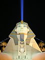 Luxor hotel & casino by night