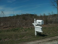 Miltbruk uchun pochta qutisi, Nottoway County, Virginia.jpg