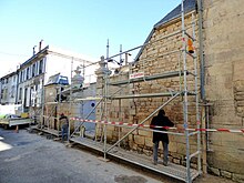 Maison Valdruche : travaux de restauration des façades.