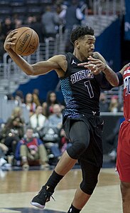 Malik Monk, Charlotte Hornets contre Washington Wizards 2018 (rognée) .jpg