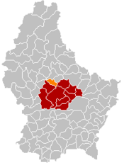 Localização de Colmar-Berg em Luxemburgo