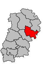 Canton de Aignay-le-Duc - Carte