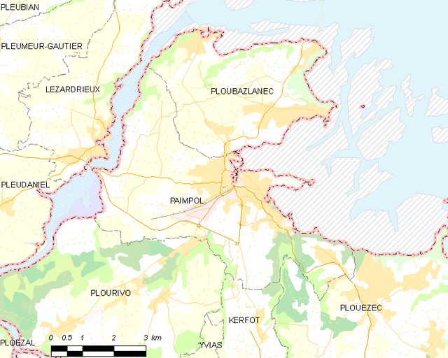 潘波勒市镇地图
