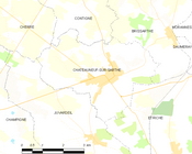 Châteauneuf-sur-Sarthe所在地圖 ê uī-tì