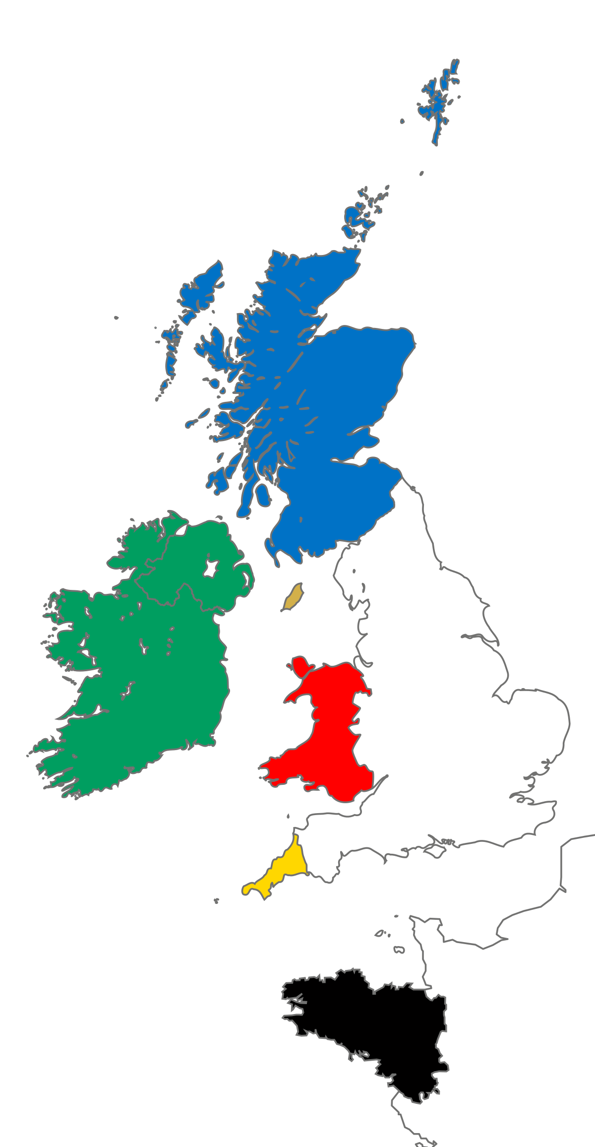 carte des pays celtes Pays celtiques — Wikipédia