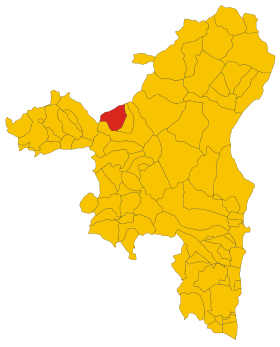 Map of comune of Orotelli (province of Nuoro, region Sardinia, Italy) - 2016.svg