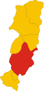 Poziția localității Comune di Prato