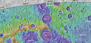 Bond (crater) Crater on Mars