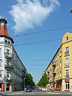 Blick in die Marienstraße ab der Wilhelminenhofstraße