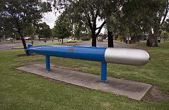 Bliss-Leavitt Mark 8 torpedo Mark 8 torpedo in Germanton Park.jpg
